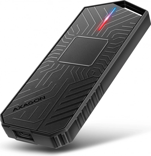 Custodia da gioco in alluminio AXAGON USB‑C 3.2 Gen 2 per SSD M.2 NVMe/SATA