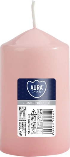 Pink pillar candle 5.8 × 10 cm