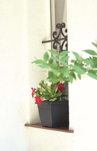 Lightweight plastic planter