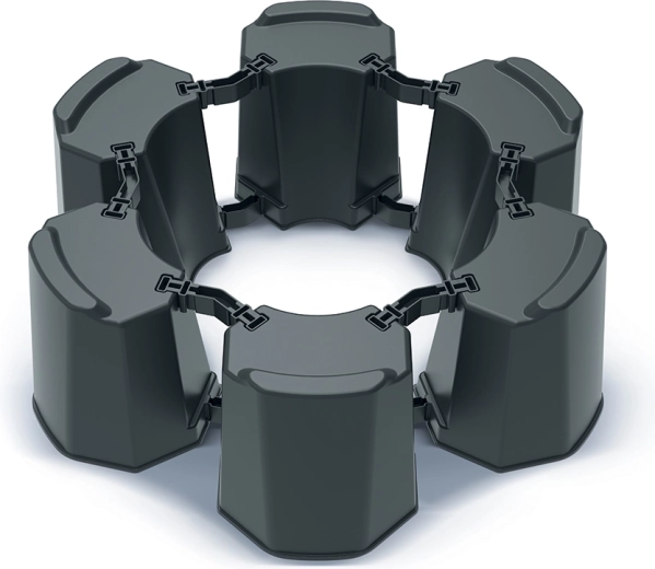 Modulaire constructie voor verschillende tondiameters