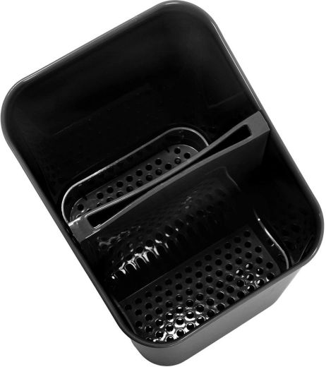 Zwei Fächer dank herausnehmbarem Trenner