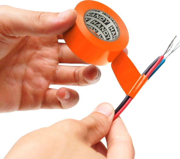 Oranžen PVC izolacijski trak 20 m