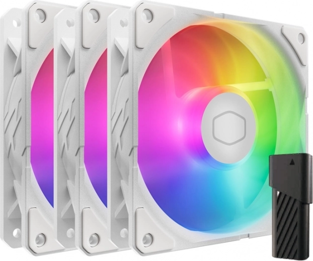 Cooler Master SickleFlow Edge 120 ARGB White Fans – set of 3