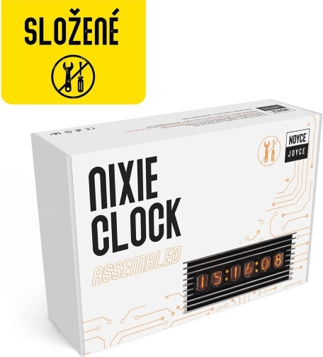 digitronové hodiny nixie – limitovaná edice, sestavené