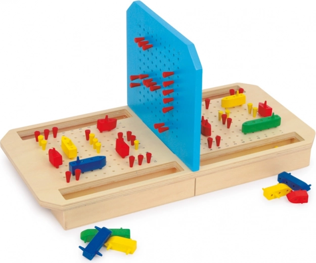 Small Foot affondare le navi – gioco strategico in legno per 2 giocatori