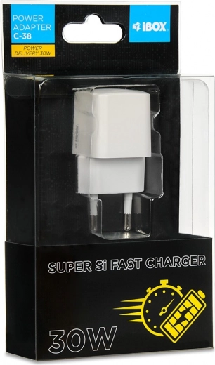 USB‑C 30 W Fast Charger with Power Delivery (Super Si)