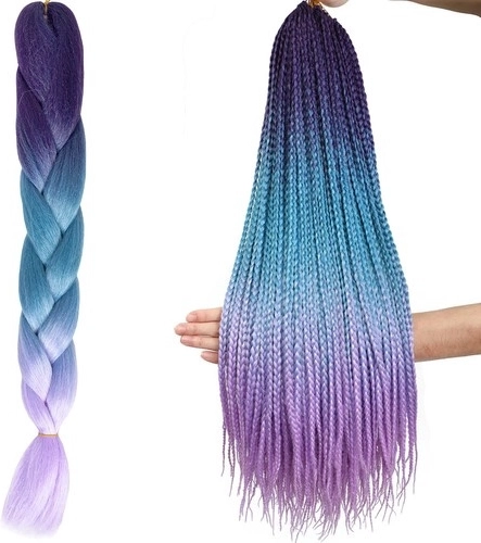 Synthetic Hair Ombre Braids
