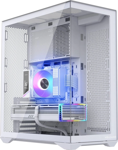 Premium showcase with tempered glass