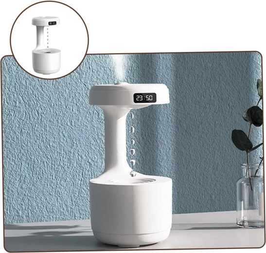 Impressive anti-gravity droplet effect