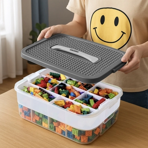 Interno modulare con scomparti per pezzi piccoli e pif9 grandi