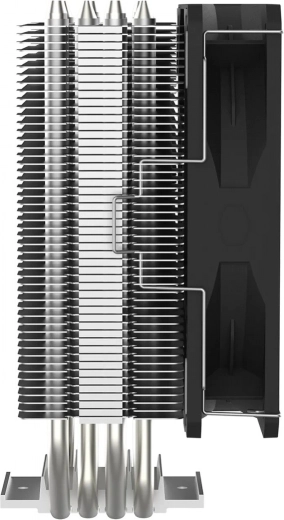 Four nickel-plated heat pipes with Direct Contact