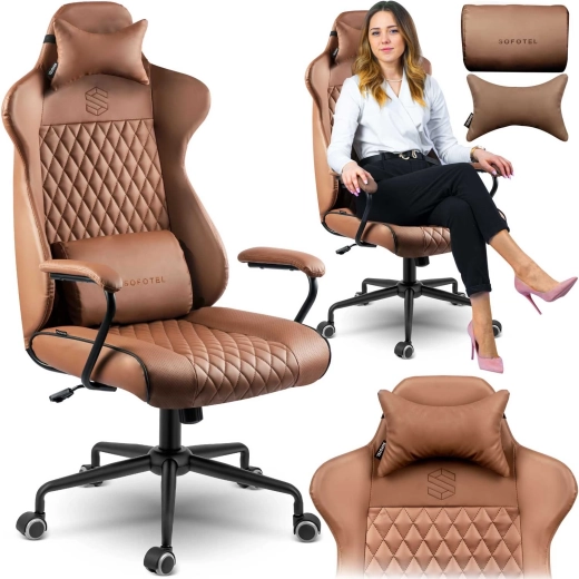 Sofotel Werona brown office armchair