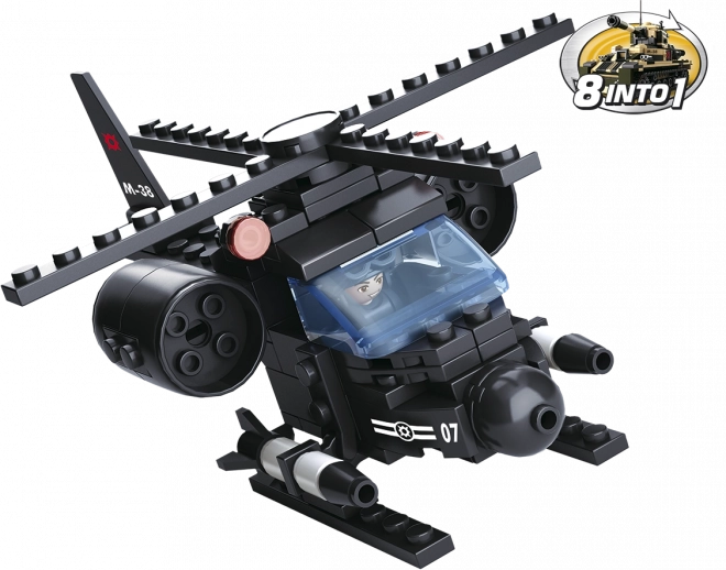Sluban Army 8in1 helicopter building set