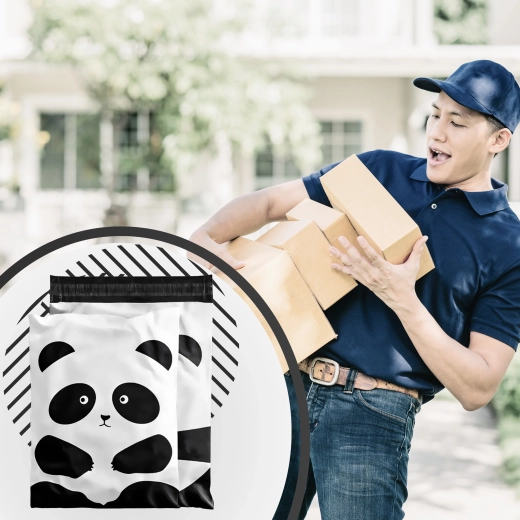 Stijlvol panda-design dat klanten blij maakt