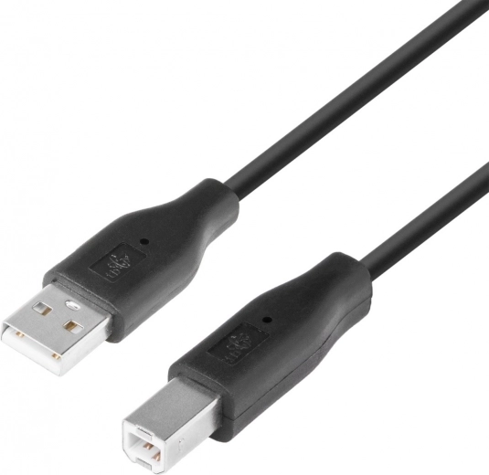 Cavo USB AM-BM 1,8 m nero