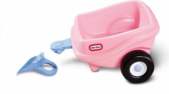 Rimorchio rosa LITTLE TIKES Cozy Coupe per cavalcabili
