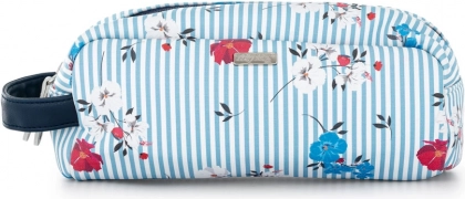 Cosmetic Bag Weekend Navy Flowers