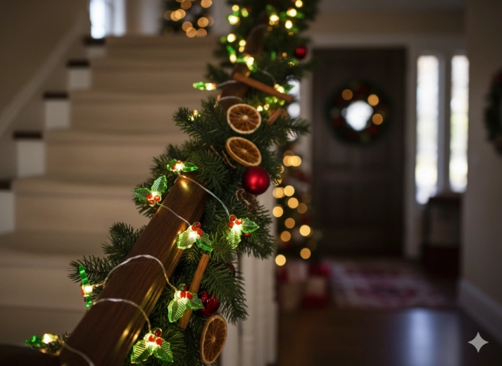 Mistletoe motif for authentic holiday décor