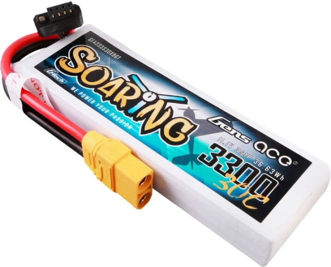 Pojemność 3300 mAh do dłuższych lotów