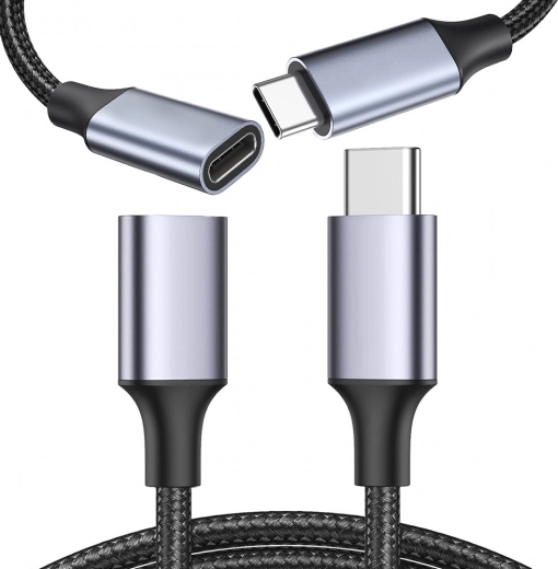 Cavo USB‑C tessile 2 m – ricarica rapida e trasferimento dati