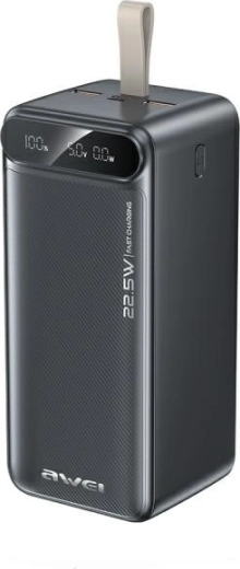 Awei PA-13 powerbank 22,5 W 50.000 mAh zwart