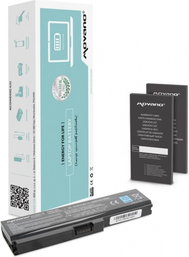 Movano batteria per notebook Toshiba Satellite L700/L730/L750 4400 mAh (48 Wh)