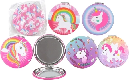 Pocket mirror unicorn 7 × 7 cm