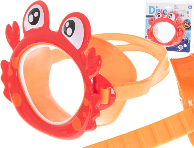 Kids’ diving mask crab for eyes and nose