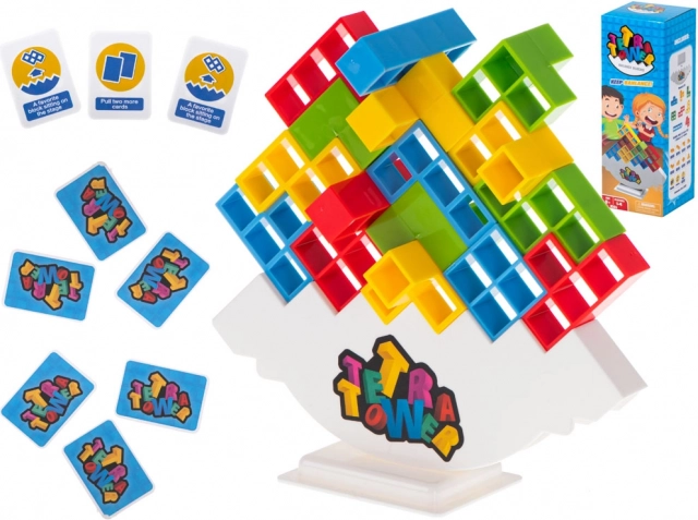 Montessori logical balancing game in Tetris style