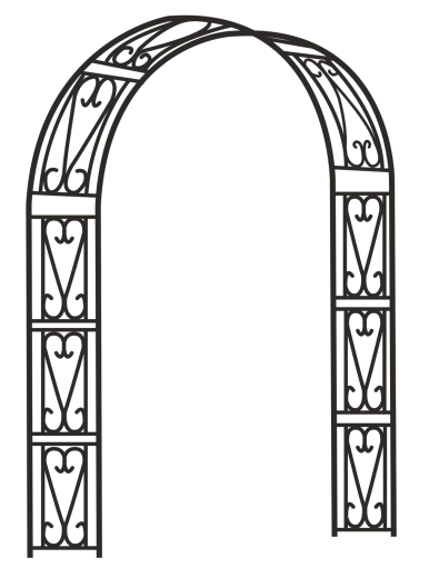 Zahradní pergola 150 × 40 × 250 cm