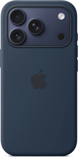 Siliconenhoes met MagSafe voor iPhone 17 Pro – middernacht