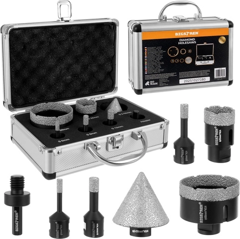 Bigstren Diamond Hole Saw Set 6–68 mm