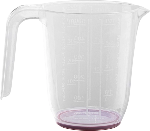 Messkanne 0,5 l mit rutschfestem Boden