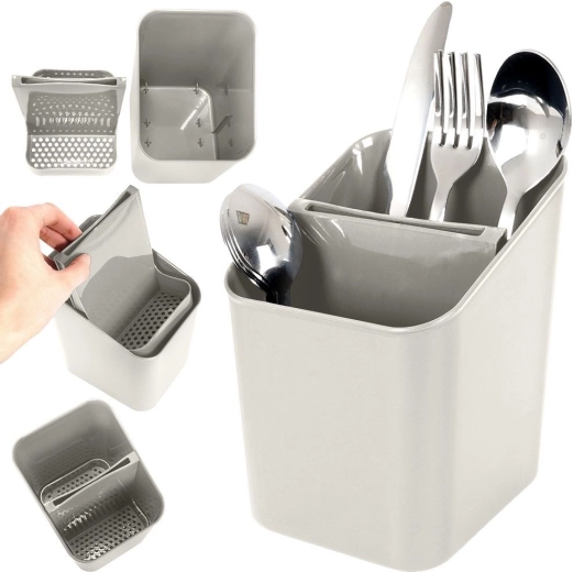 Twee overzichtelijke vakken met scheidingswand