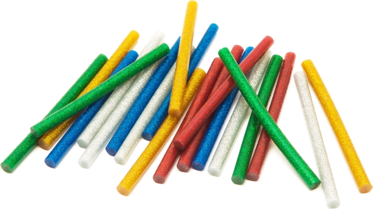 Glitterlijmsticks voor lijmpistool, 7 mm - 1 stuk