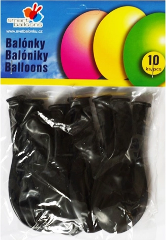 Black latex balloons for celebrations