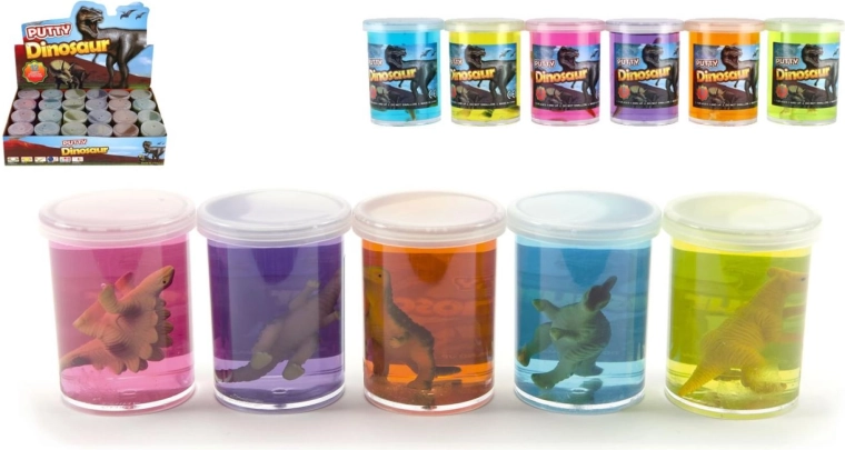 Sliz s dinosaurom 80 g - 1 kus