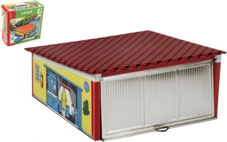 Metal garage for toy cars KOVAP 15 × 16 × 13 cm