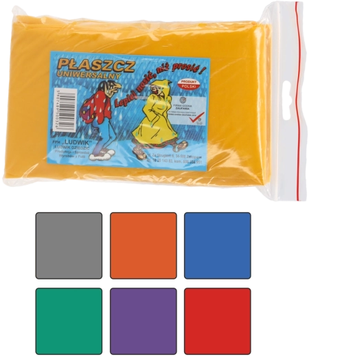 Universal waterproof rain poncho with hood