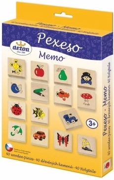 Detoa drewniane pexeso
