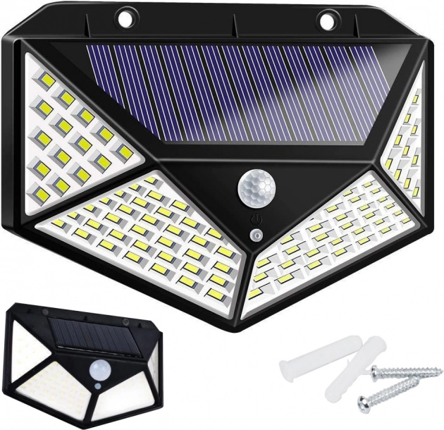 Solarna lampa s pokretnim i sumračkim senzorom