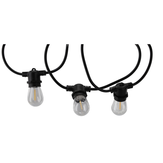 Guirlande lumineuse de jardin FILAME 10x LED E27, blanc chaud, 10 m, IP44, 230 V