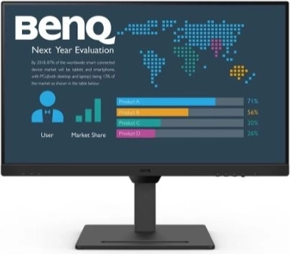 Monitor da ufficio BENQ da 27″ con QHD IPS, 75 Hz, 5 ms, HDMI e USB‑C