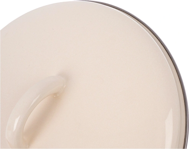 Acier émaillé résistant de couleur crème