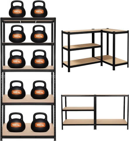 Portata fino a 200 kg per ripiano