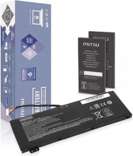 Mitsu akkumulátor Acer Nitro AN515-54 és AN517-51 készülékekhez, 3815 mAh