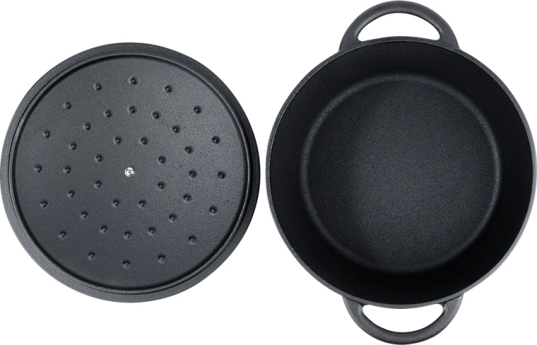 Struttura interamente in ghisa per un calore perfetto