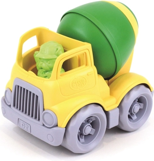 Gele betonmixer Green Toys