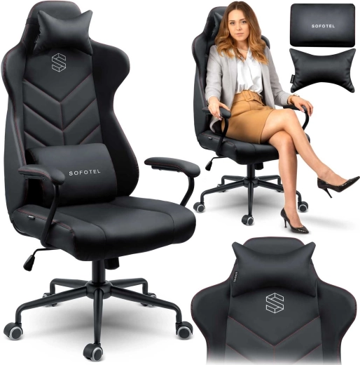 Sofotel Werona fauteuil de bureau noir