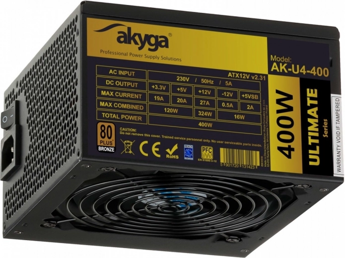 alimentazione Akyga AK-U4-400 400W 80+ Bronze